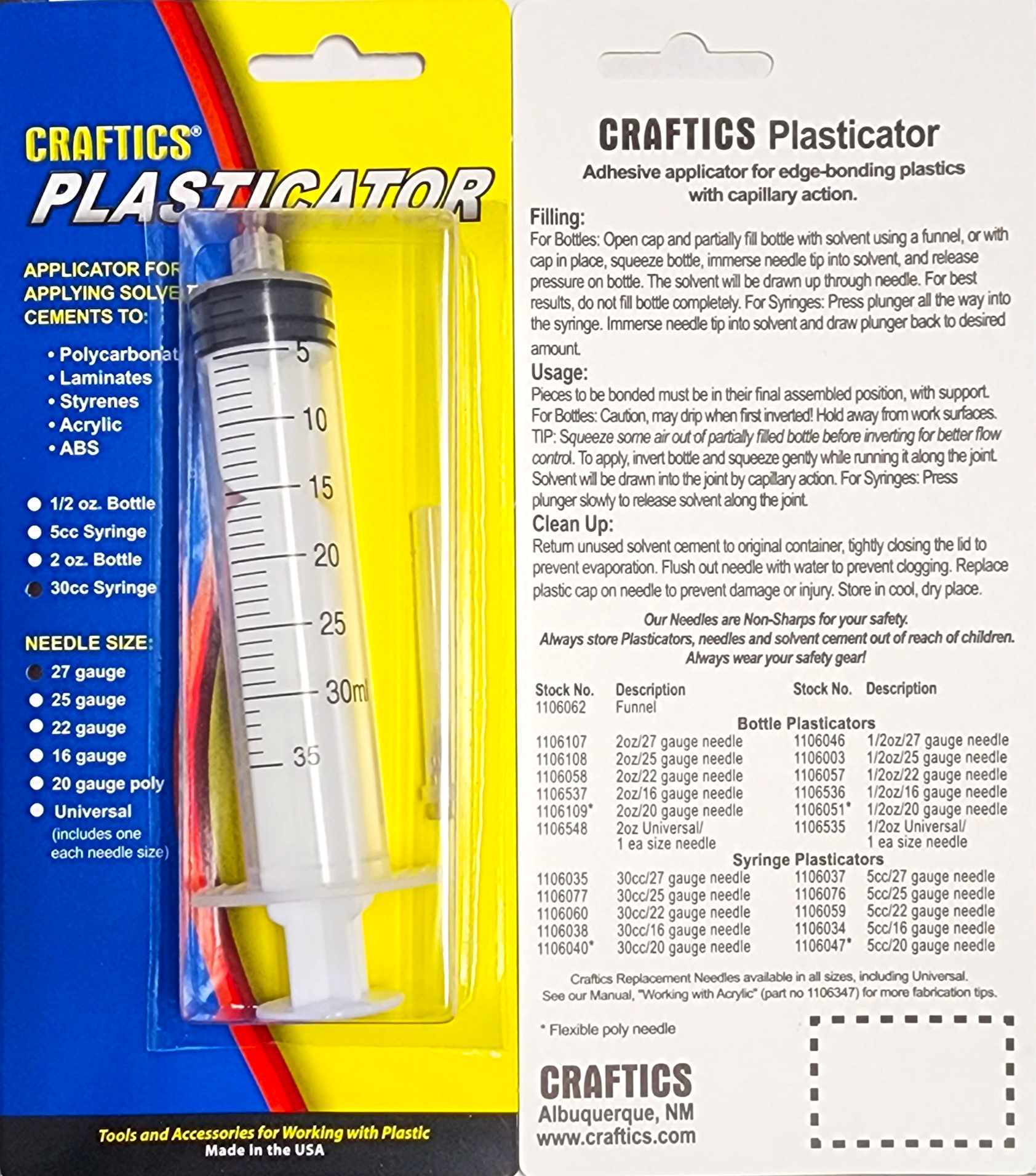 CRAFTICS - Tools and Accessories for Working with Plastic